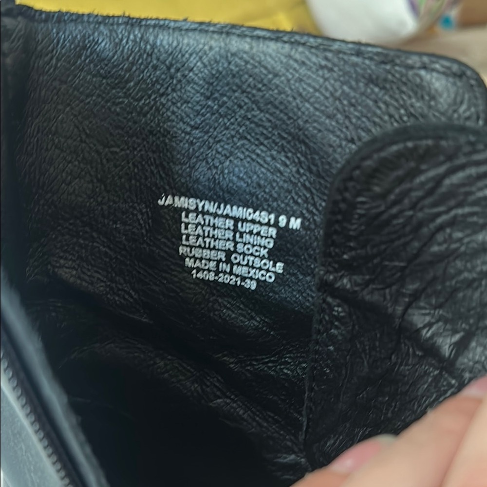 Steve Madden Black Combat Boots - Picture 6 of 6